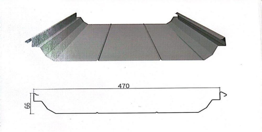 壓型鋼板廠家-宏鑫源YX66-470壓型鋼板(圖1)